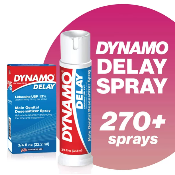Dynamo 延迟男性脱敏喷雾，每瓶 270 多次喷雾